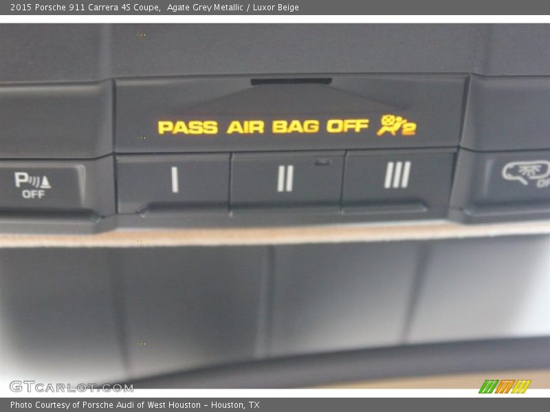 Agate Grey Metallic / Luxor Beige 2015 Porsche 911 Carrera 4S Coupe