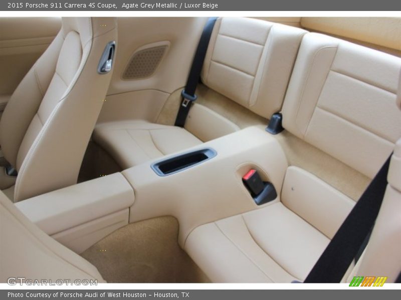 Agate Grey Metallic / Luxor Beige 2015 Porsche 911 Carrera 4S Coupe