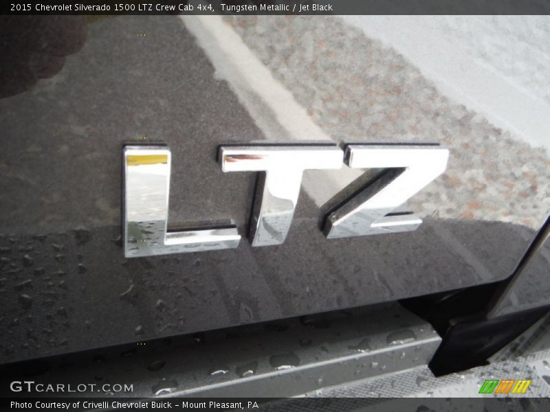 Tungsten Metallic / Jet Black 2015 Chevrolet Silverado 1500 LTZ Crew Cab 4x4