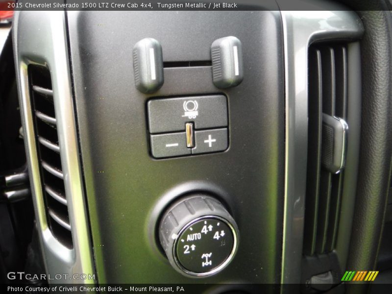 Tungsten Metallic / Jet Black 2015 Chevrolet Silverado 1500 LTZ Crew Cab 4x4