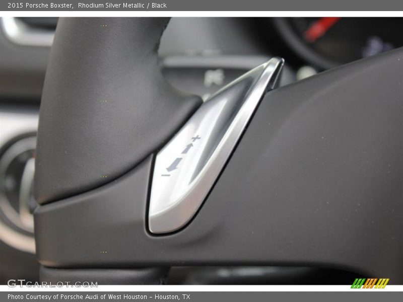 Rhodium Silver Metallic / Black 2015 Porsche Boxster