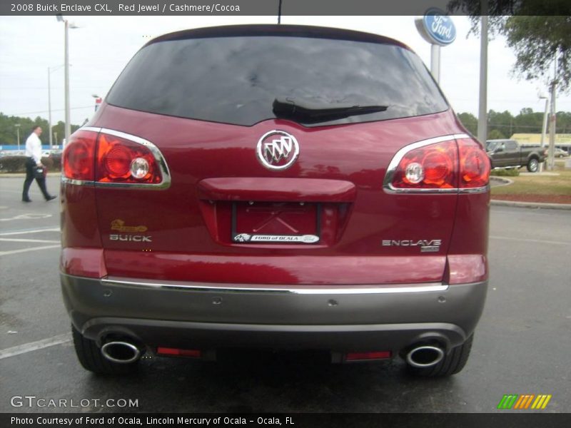 Red Jewel / Cashmere/Cocoa 2008 Buick Enclave CXL
