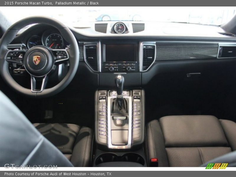 Palladium Metallic / Black 2015 Porsche Macan Turbo