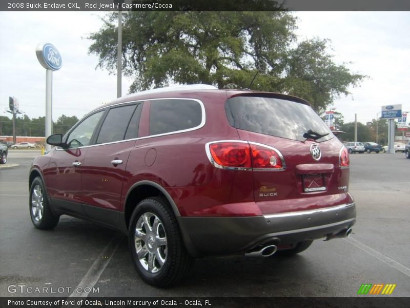 Red Jewel / Cashmere/Cocoa 2008 Buick Enclave CXL