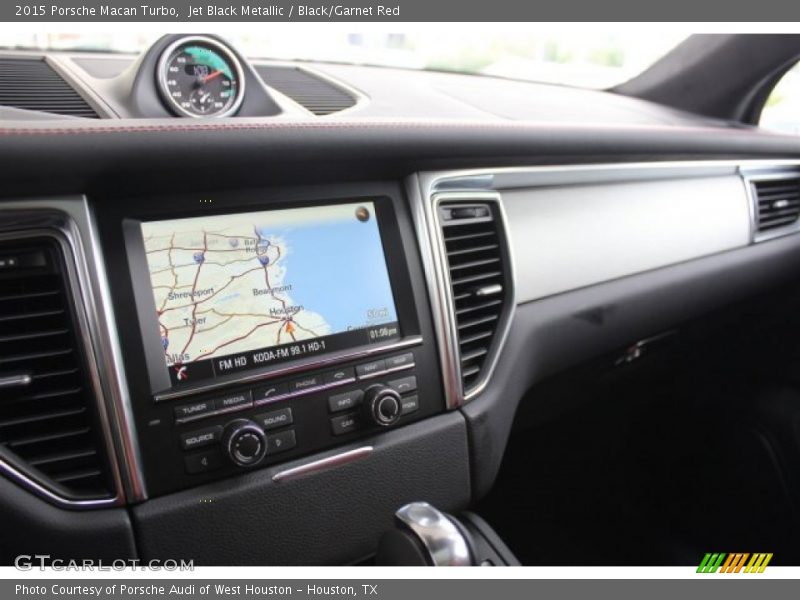 Jet Black Metallic / Black/Garnet Red 2015 Porsche Macan Turbo