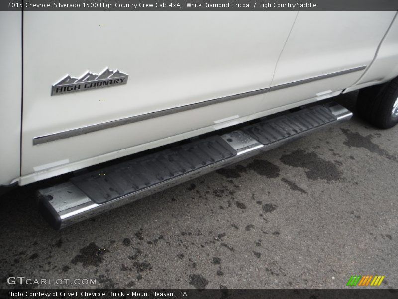 White Diamond Tricoat / High Country Saddle 2015 Chevrolet Silverado 1500 High Country Crew Cab 4x4