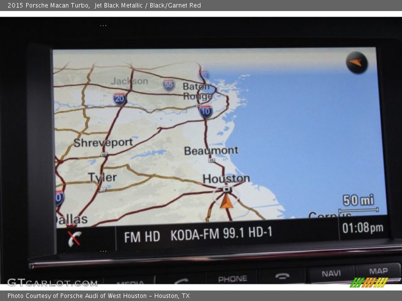 Navigation of 2015 Macan Turbo