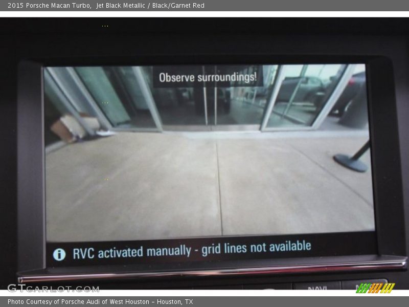 Jet Black Metallic / Black/Garnet Red 2015 Porsche Macan Turbo