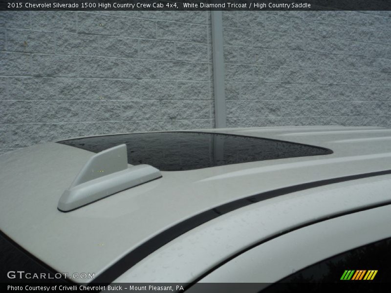 White Diamond Tricoat / High Country Saddle 2015 Chevrolet Silverado 1500 High Country Crew Cab 4x4
