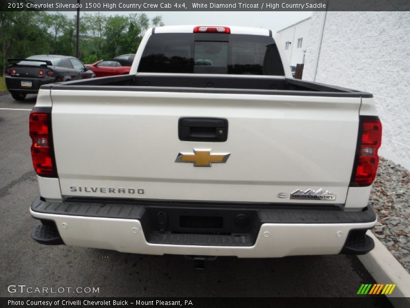 White Diamond Tricoat / High Country Saddle 2015 Chevrolet Silverado 1500 High Country Crew Cab 4x4