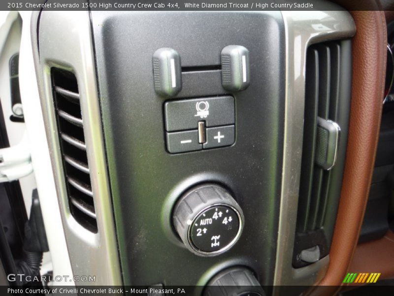White Diamond Tricoat / High Country Saddle 2015 Chevrolet Silverado 1500 High Country Crew Cab 4x4