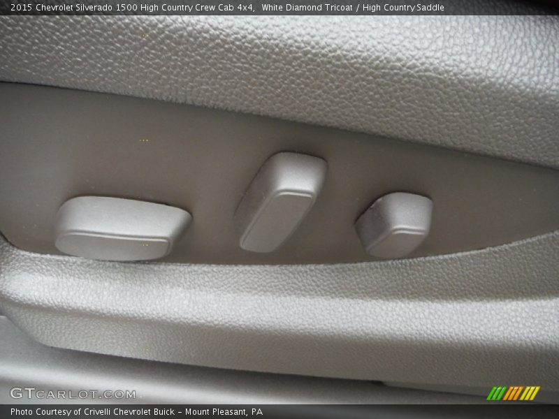 White Diamond Tricoat / High Country Saddle 2015 Chevrolet Silverado 1500 High Country Crew Cab 4x4