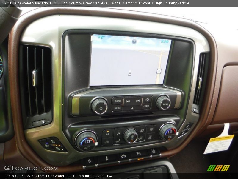 White Diamond Tricoat / High Country Saddle 2015 Chevrolet Silverado 1500 High Country Crew Cab 4x4