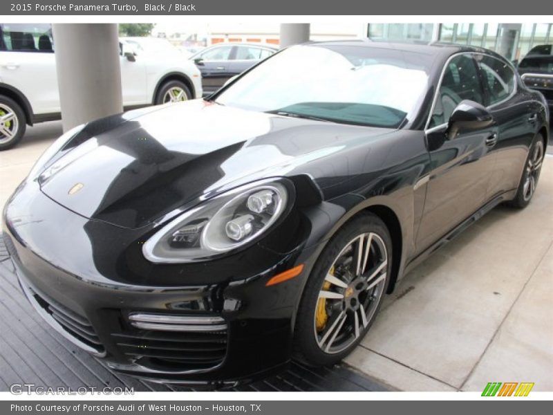 Black / Black 2015 Porsche Panamera Turbo