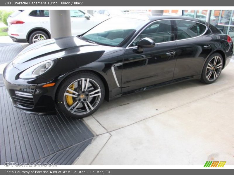 Black / Black 2015 Porsche Panamera Turbo