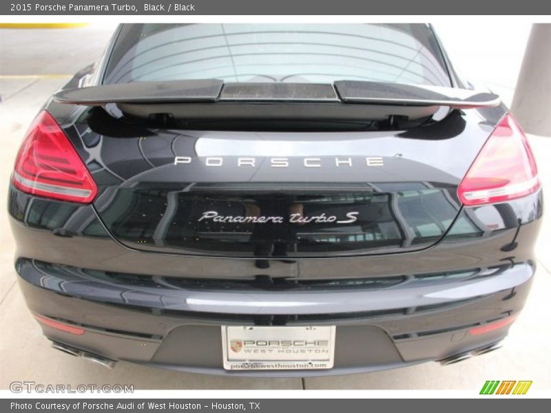 Black / Black 2015 Porsche Panamera Turbo