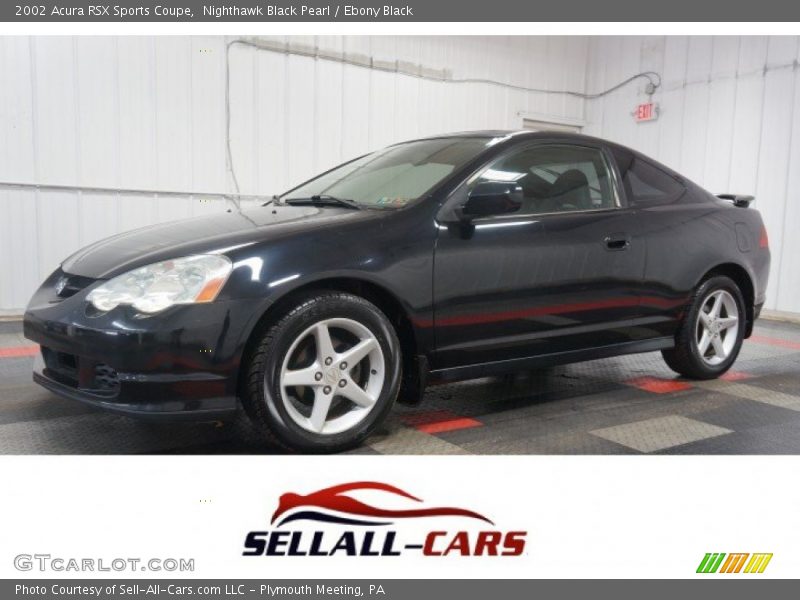 Nighthawk Black Pearl / Ebony Black 2002 Acura RSX Sports Coupe