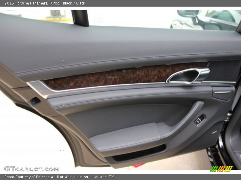 Black / Black 2015 Porsche Panamera Turbo
