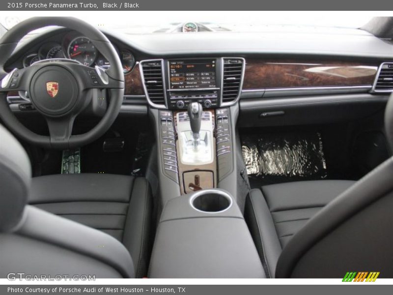 Black / Black 2015 Porsche Panamera Turbo