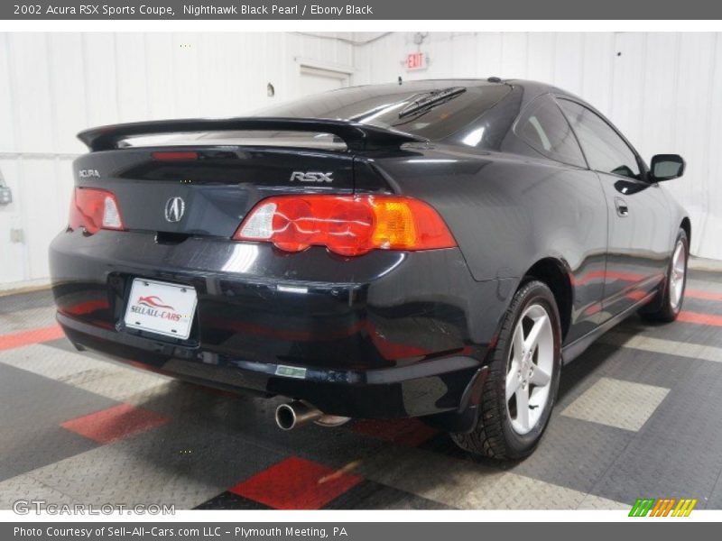 Nighthawk Black Pearl / Ebony Black 2002 Acura RSX Sports Coupe
