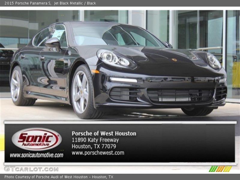 Jet Black Metallic / Black 2015 Porsche Panamera S