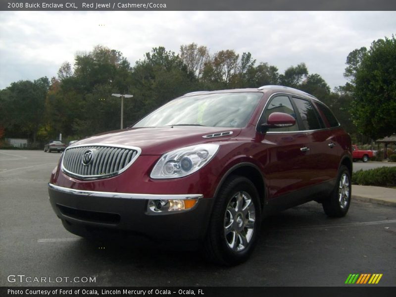Red Jewel / Cashmere/Cocoa 2008 Buick Enclave CXL