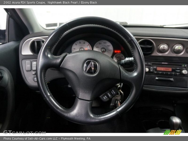 Nighthawk Black Pearl / Ebony Black 2002 Acura RSX Sports Coupe