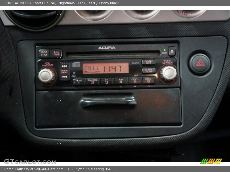 Nighthawk Black Pearl / Ebony Black 2002 Acura RSX Sports Coupe