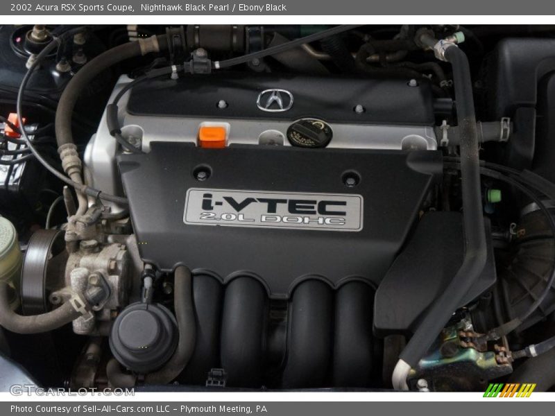 Nighthawk Black Pearl / Ebony Black 2002 Acura RSX Sports Coupe
