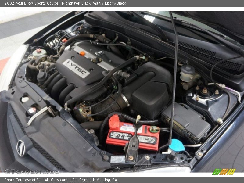 Nighthawk Black Pearl / Ebony Black 2002 Acura RSX Sports Coupe