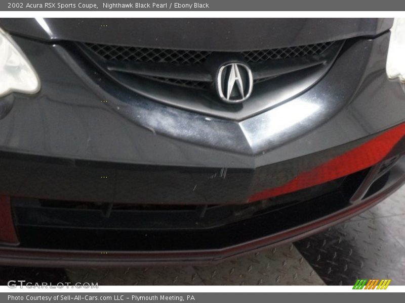 Nighthawk Black Pearl / Ebony Black 2002 Acura RSX Sports Coupe