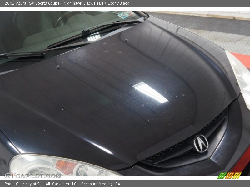 Nighthawk Black Pearl / Ebony Black 2002 Acura RSX Sports Coupe