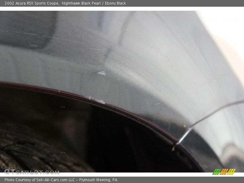 Nighthawk Black Pearl / Ebony Black 2002 Acura RSX Sports Coupe
