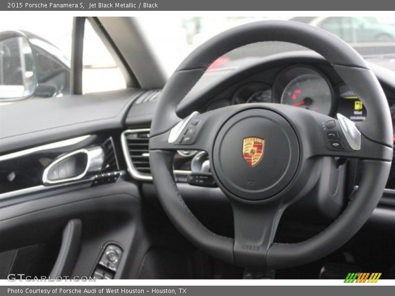 Jet Black Metallic / Black 2015 Porsche Panamera S