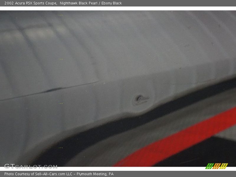 Nighthawk Black Pearl / Ebony Black 2002 Acura RSX Sports Coupe