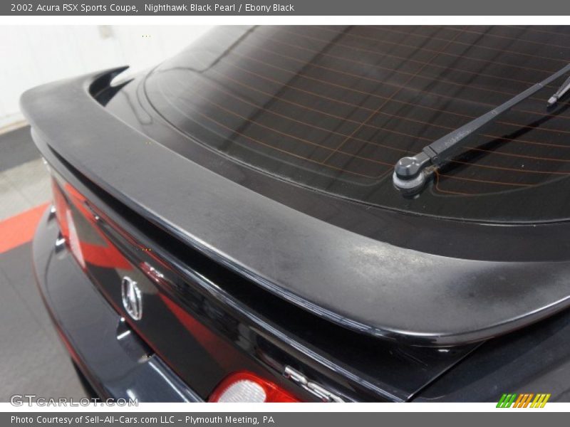 Nighthawk Black Pearl / Ebony Black 2002 Acura RSX Sports Coupe