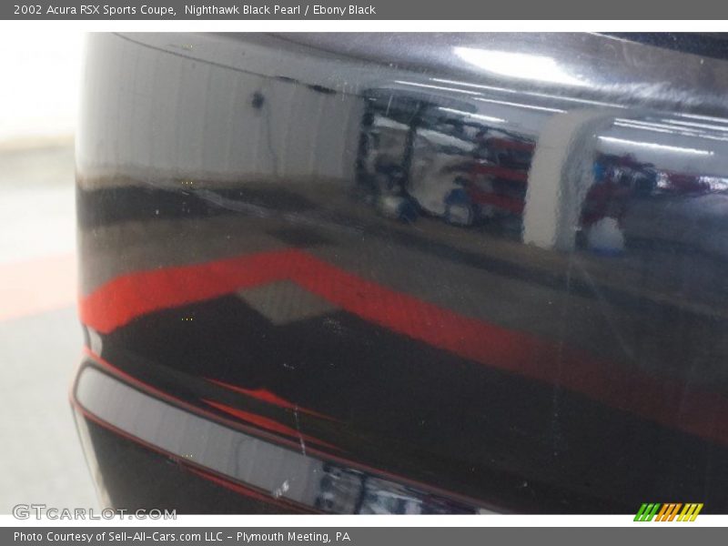 Nighthawk Black Pearl / Ebony Black 2002 Acura RSX Sports Coupe