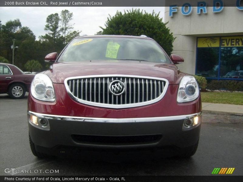 Red Jewel / Cashmere/Cocoa 2008 Buick Enclave CXL