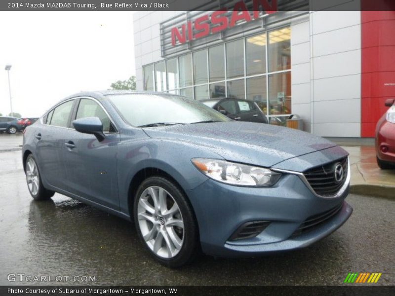 Blue Reflex Mica / Black 2014 Mazda MAZDA6 Touring