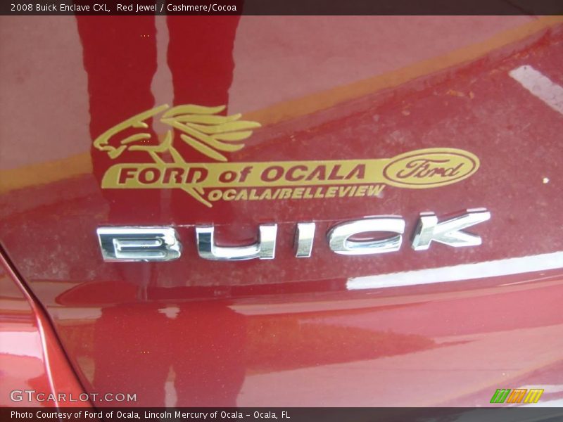 Red Jewel / Cashmere/Cocoa 2008 Buick Enclave CXL