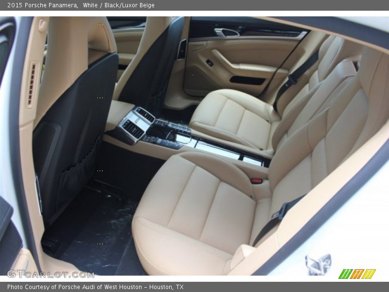 White / Black/Luxor Beige 2015 Porsche Panamera