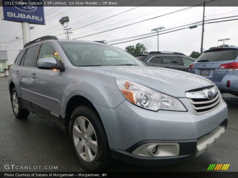 Ice Silver Metallic / Off Black 2012 Subaru Outback 3.6R Limited