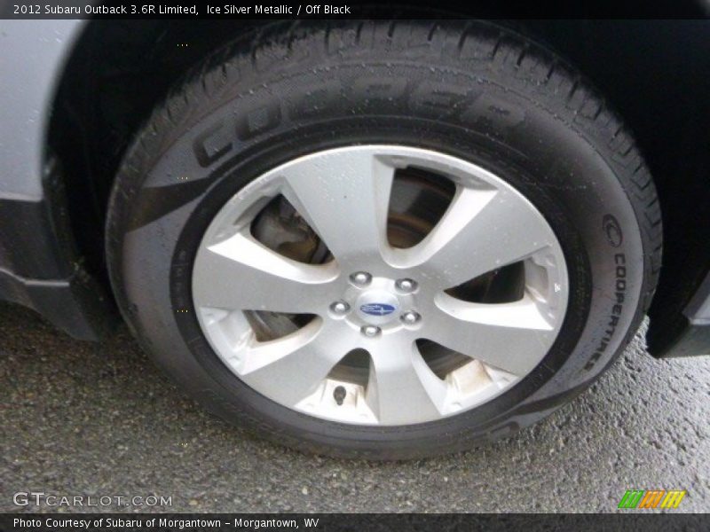 Ice Silver Metallic / Off Black 2012 Subaru Outback 3.6R Limited
