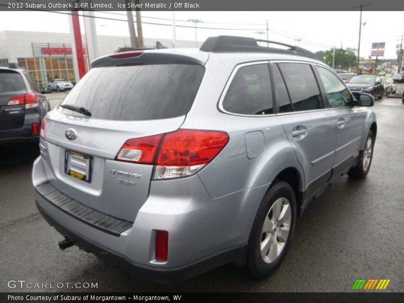 Ice Silver Metallic / Off Black 2012 Subaru Outback 3.6R Limited
