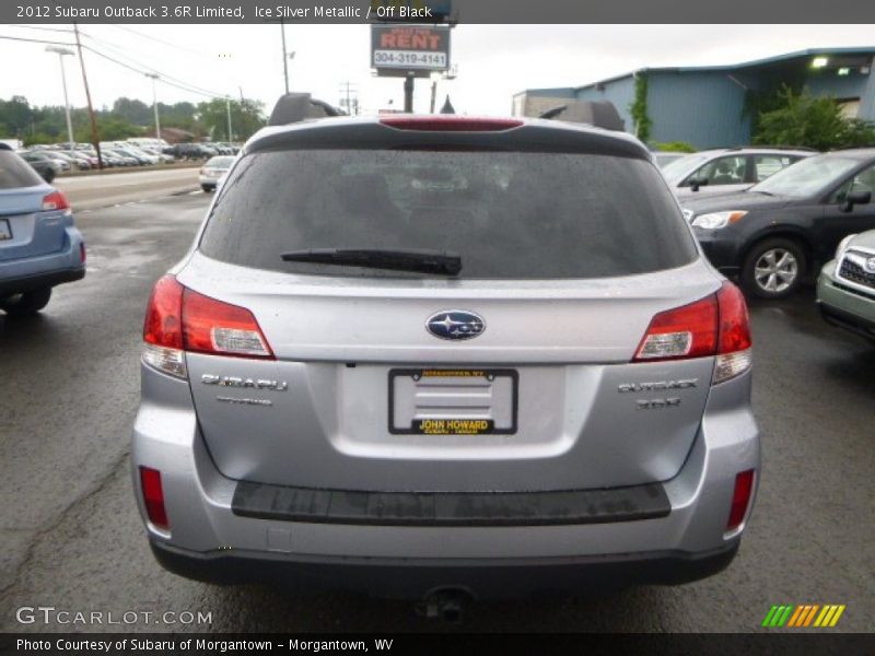 Ice Silver Metallic / Off Black 2012 Subaru Outback 3.6R Limited