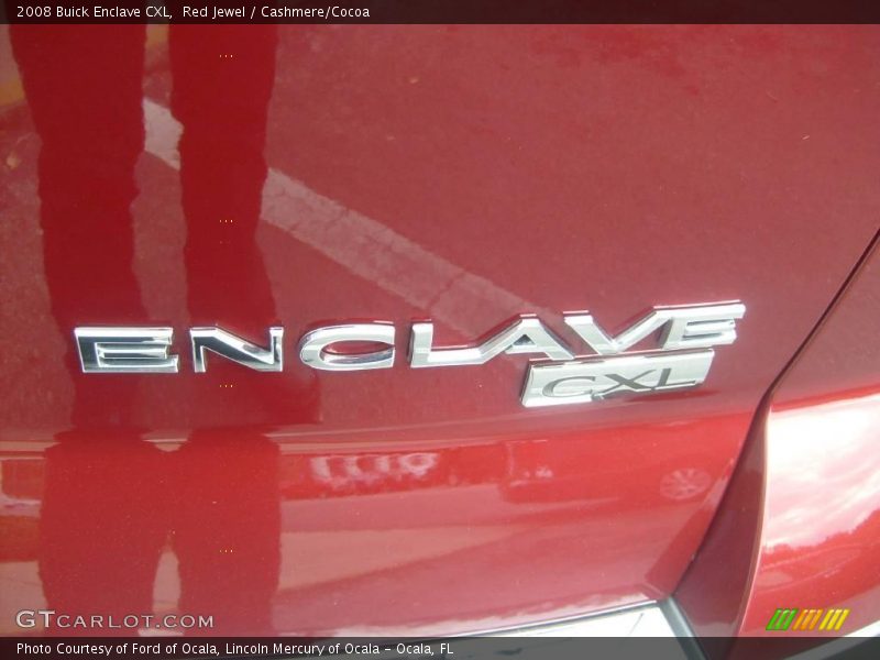 Red Jewel / Cashmere/Cocoa 2008 Buick Enclave CXL