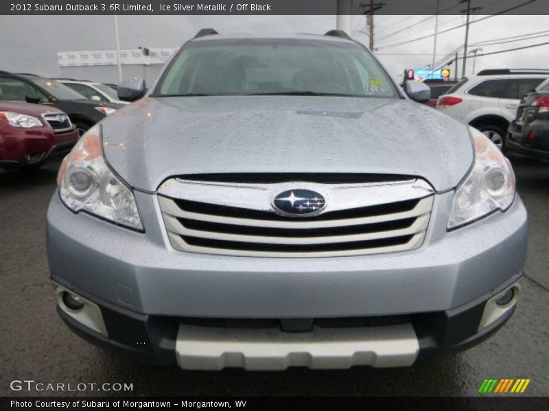 Ice Silver Metallic / Off Black 2012 Subaru Outback 3.6R Limited