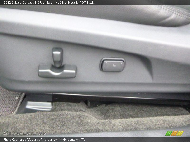 Ice Silver Metallic / Off Black 2012 Subaru Outback 3.6R Limited