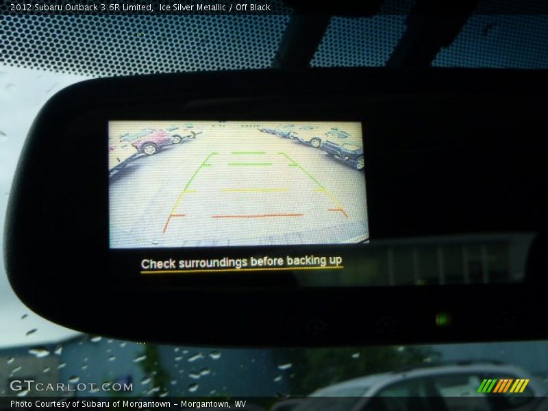 Ice Silver Metallic / Off Black 2012 Subaru Outback 3.6R Limited