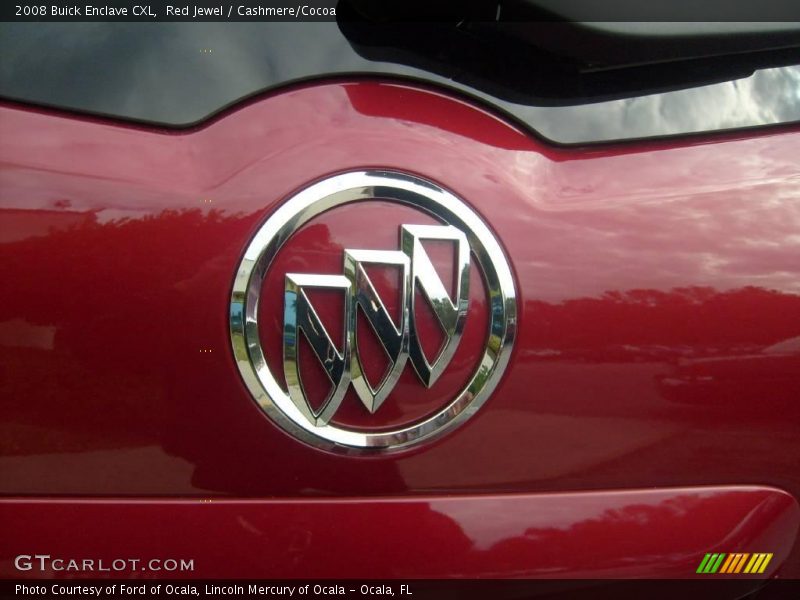Red Jewel / Cashmere/Cocoa 2008 Buick Enclave CXL